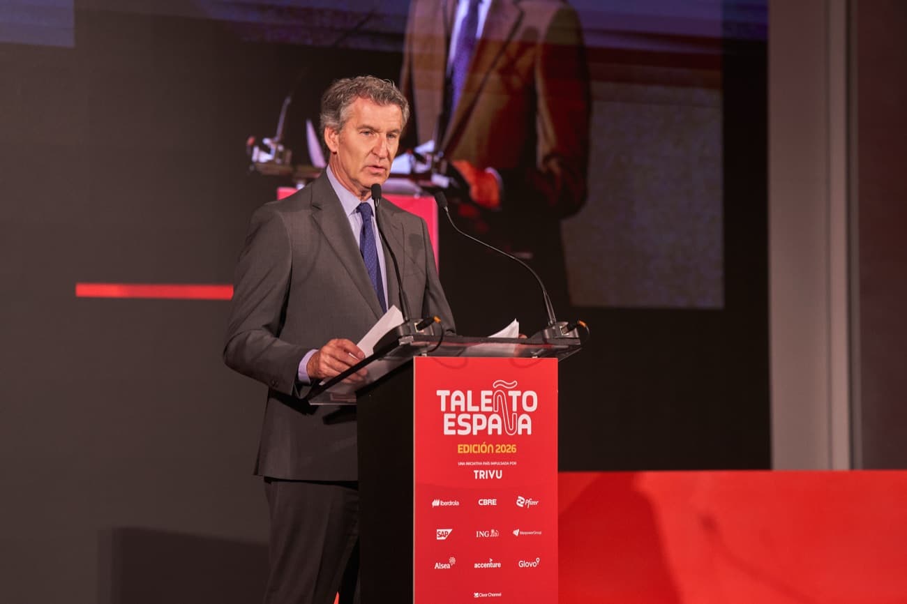 Edición 2026 de TALEÑTO ESPAÑA — intervención en el atril principal del foro