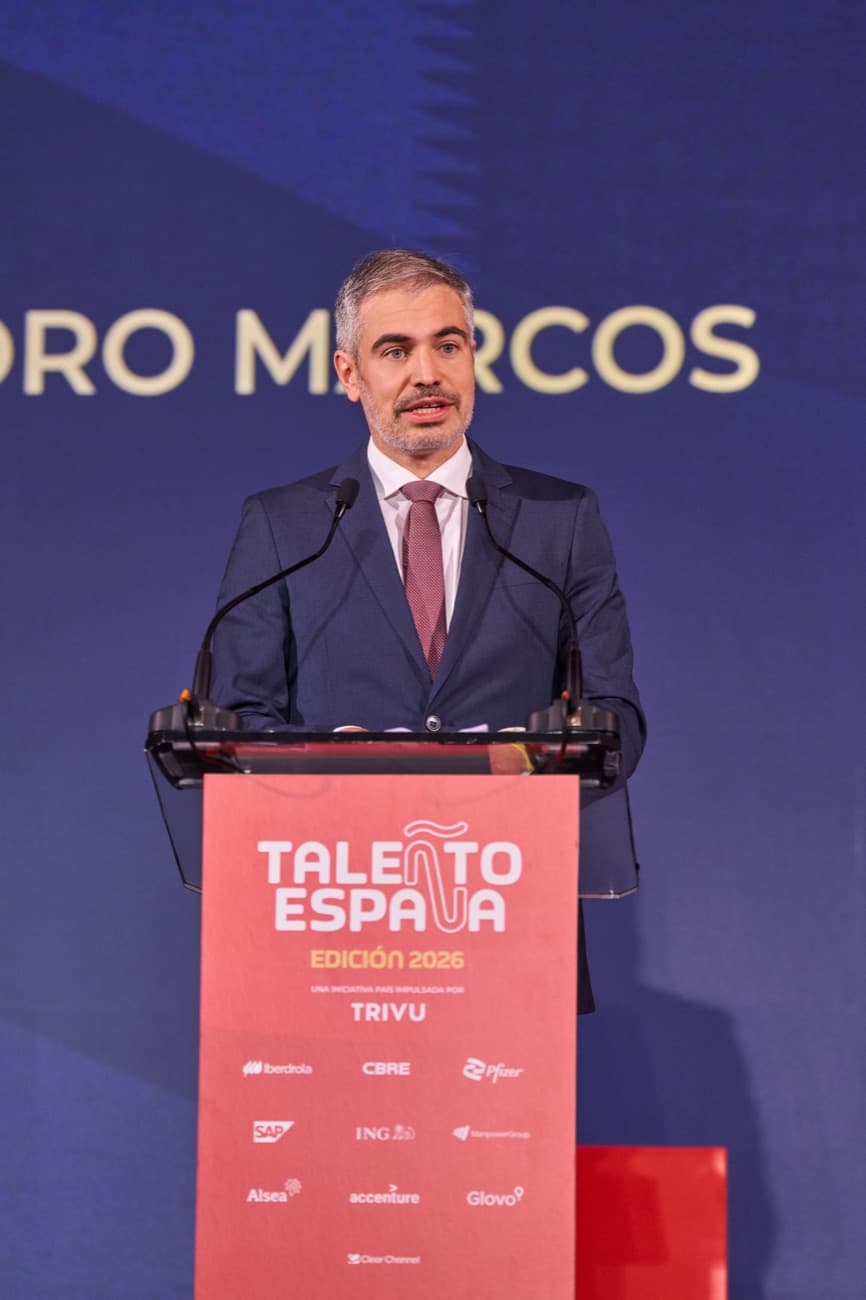 Edición 2026 de TALEÑTO ESPAÑA — Fernando Sampedro Marcos en el atril institucional