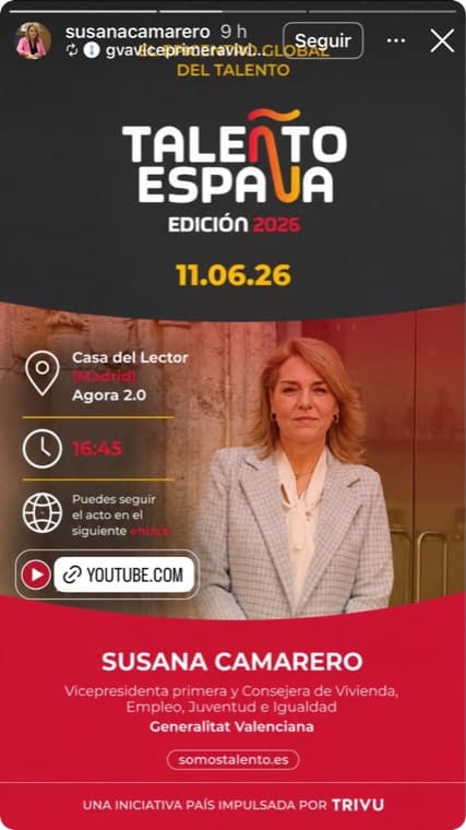 Story de la comunidad sobre TALEÑTO España 2026