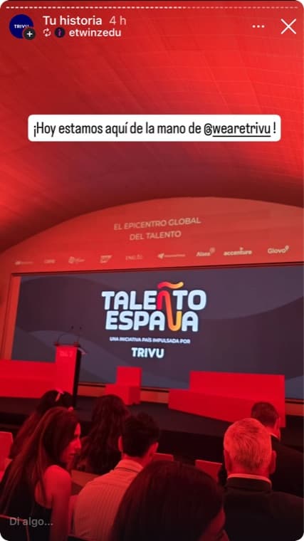 Story de la comunidad sobre TALEÑTO España 2026